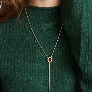 Madewell Toggle Lariet Necklace in Gold - NWT